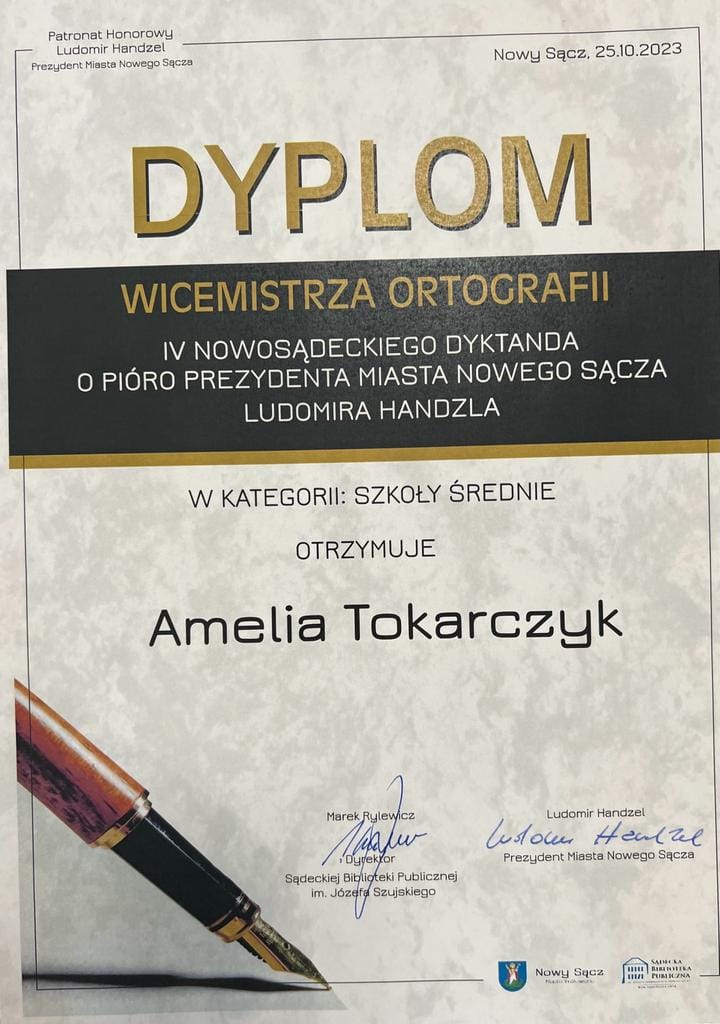 Zdjęcie Konkurs ortograficzny 2023 (3)dc718ddd-141e-443c-831f-d7adf93d9a49.jpg w galerii Nowosądeckie Dyktando Ortograficzne